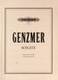 Harald Genzmer: Sonate für Violoncello und Har, Noten