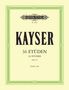 Heinrich Ernst Kayser: 36 Etüden op. 20, Buch