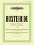 Musikalbum-Cover mit dem Text: "BUXTEHUDE", "Sämtliche Clavier- und Orgelwerke II", "Edition Peters". Verzierter grüner Rahmen., Noten