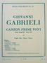 Giovanni Gabrieli: Canzon Primi Toni, Noten