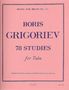 Grigoriev: 78 Studies, Noten