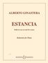 Alberto Ginastera: Estancia op. 8, Noten