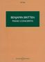 Benjamin Britten (1913-1976): Piano Concerto op. 13 (1938), Noten