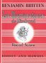 Benjamin Britten: Britten, Benjamin   :Les Illuminations op. 18, Noten