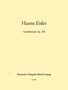 Hanns Eisler: Sonatensatz op. 49, Noten