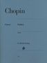 Frederic Chopin: Etüden, Noten