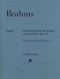 Johannes Brahms: Variationen über ein Thema von Paganini Opus 35, Noten