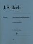 Johann Sebastian Bach: Inventionen und Sinfonien, Noten