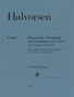Text: Halvorsen, Passacaglia · Sarabande con Variazioni nach Händel für Violine und Viola. Herausgeber: G. Henle Verlag., Noten