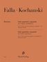 Text: Falla · Kochanski. Suite populaire espagnole für Violine und Klavier. Henle Verlag. Hintergrund: orange., Buch