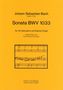 Johann Sebastian Bach: Sonata für Alt-Saxophon und Kl, Noten