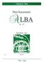 Peter Kiesewetter: Alba op. 35, Noten