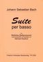 Johann Sebastian Bach: Suite per basso, Noten