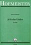 Hans Lachmann: 26 leichte Etüden, Noten