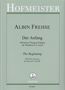 Albin Frehse: Der Anfang, Noten