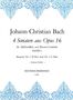 Johann Christian Bach: 4 Sonaten aus op. 16, Noten