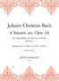 Johann Christian Bach: 4 Sonaten aus Opus 16, Noten