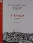 Christian Gottlob August Bergt: 3 Duette für Oboen, Noten