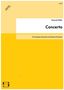 Samuel Adler (geb. 1928): Concerto für Saxophon-Quartett und Sinfonie-Orchester (1985), Noten