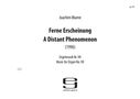 Joachim Blume: Ferne Erscheinung/A Distant Phenomenon für Orgel (1996), Noten