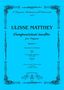 Ulisse Matthey: Opere inedite per Organo, vol. 7 Organ, Noten