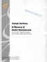 Joseph Dorfman (1940-2006): In Memory Of Dmitri Shostakovich, Noten