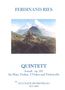 Ferdinand Ries: Quintett h-moll op.107 h-moll, Noten