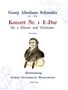 Georg Abraham Schneider: Konzert für 2 Hörner und Orchester Nr. 1 E-Dur, Noten