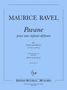 Maurice Ravel: Pavane pour une infante défunte, Noten
