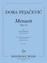 Dora Pejacevic: Menuett op. 18, Noten, Noten