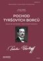 Text: „POCHOD TYRŠOVÝCH BORCŮ“, „Marsch der Tyrš-Kämpfer“. Schwarz-weiß Bild eines Mannes in einem Anzug., Noten