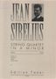 Jean Sibelius (1865-1957): Streichquartett a-Moll (1889), Noten