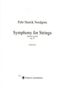 Pehr Henrik Nordgren (1944-2008): Symphony for Strings - Parts (33221) op. Op. 43 (1978), Noten
