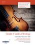 Grade 8 Violin Anthology from 2024, Buch