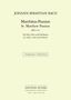 "Matthäus-Passion, BWV 244" von Johann Sebastian Bach. Choralpartitur, Edition Peters. Elegantes Layout., Noten