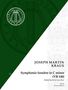 Joseph Martin Kraus: Symphonie funebre in c-Moll, Noten
