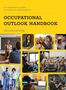 "Occupational Outlook Handbook 2024-2034 Edition". Fotos von Menschen bei der Arbeit, z.B. Lehrer, Musiker, Bauarbeiter.