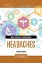 "What You Need to Know About Headaches", Autor: Claudio Butticè. Diagramme und medizinische Symbole in hellen Farben.
