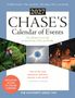 "CHASE'S Calendar of Events 2027" mit Bildern eines Papageis, einer Sonnenfinsternis und feiernden Menschen., Buch