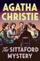 "AGATHA CHRISTIE, The Sittaford Mystery." Illustration: Sechs Personen bei einer Séance an einem Tisch., Buch