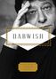 "Darwish" steht in großem, stilvollem Text. Ein nachdenklicher Mann stützt seinen Kopf auf die Hand., Buch