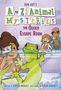 "A to Z Animal Mysteries: The Gecko Escape Room" zeigt Kinder, die ein Gehege mit einem Gecko beobachten.
