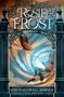 Rosie Frost: And The End of Time. Illustration zeigt zwei Personen in einem Wirbel, eine fliegt, eine fällt., Buch