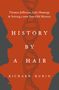 "Thomas Jefferson, Sally Hemings & Solving a 200-Year-Old Mystery. HISTORY BY A HAIR. Richard Kurin." Eine DNA-Helix zwischen zwei Profilen., Buch