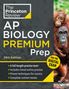 "The Princeton Review AP Biology Premium Prep, 29th Edition; 6 practice tests, online practice, techniques, content review."  
Links Text, rechts Orang-Utans.