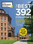 "The Princeton Review: The Best 392 Colleges 2025. Zugang zu SAT & ACT Tests! Historische Backsteingebäude und blauer Himmel."