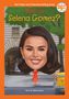 "Who Is Selena Gomez?" und "by G. M. Taboas Zayas" auf einem orangenen Hintergrund mit einem großen lächelnden Gesicht., Buch
