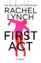 "The Million-Copy Bestseller. Rachel Lynch. First Act. A detective with everything to prove. A killer intent on toying with her." Illustration einer Frau an Marionettenschnüren in Rosa., Buch