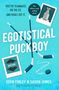 Text: "EGOTISTICAL PUCKBOY", "THEY’RE TEAMMATES ON THE ICE. AND RIVALS OFF IT.", "EDEN FINLEY & SAXON JAMES", "BOSTON". Abbildungen: Zwei gekreuzte Hockeyschläger, ein Puck., Buch