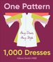 Text: „COVER TO BE REVEALED“, „ONE PATTERN, 1000 DRESSES“, „ALISON SMITH“. Gelber Hintergrund, schlichtes Design.